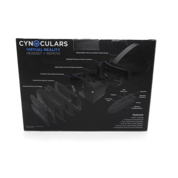 Cynoculars Virtual Reality Headset and Remote - NIB - Picture 3 of 6